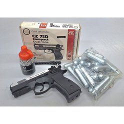 Kuličková pistole na bombičku CZ 75D+náboje/bombičky/
